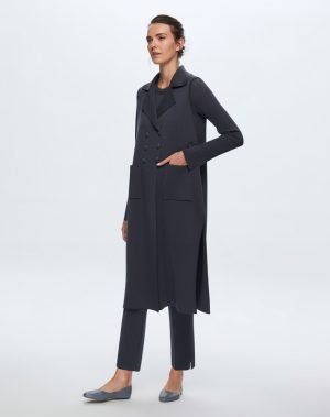 T24K-1000 / Long Knitwear Vest / سترة تريكو طويلة