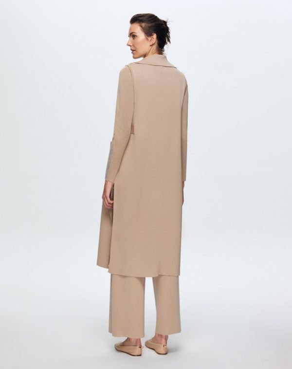 T24K-1000 / Long Knitwear Vest / سترة تريكو طويلة - Image 6