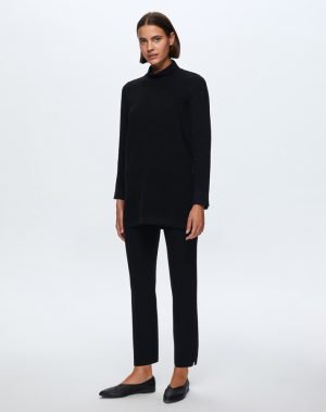 T24K-6013 / Thick V Neck Tunic / تونيك سميك برقبة على شكل حرف V