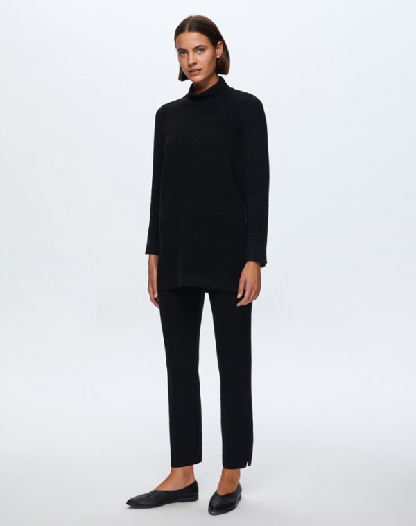 T24K-6013 / Thick V Neck Tunic / تونيك سميك برقبة على شكل حرف V