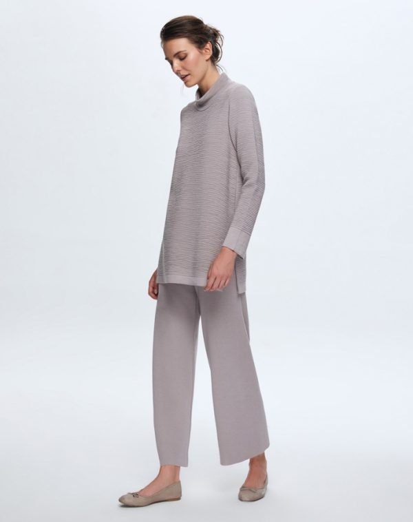 T24K-6013 / Thick V Neck Tunic / تونيك سميك برقبة على شكل حرف V - Image 5