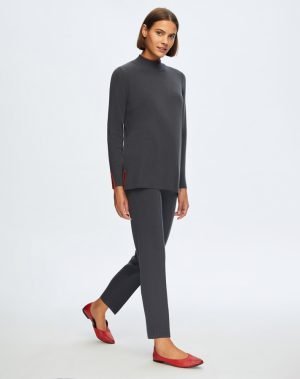 T24K-6017 / Color Striped Knitwear Tunic / لون مخطط تريكو تونك