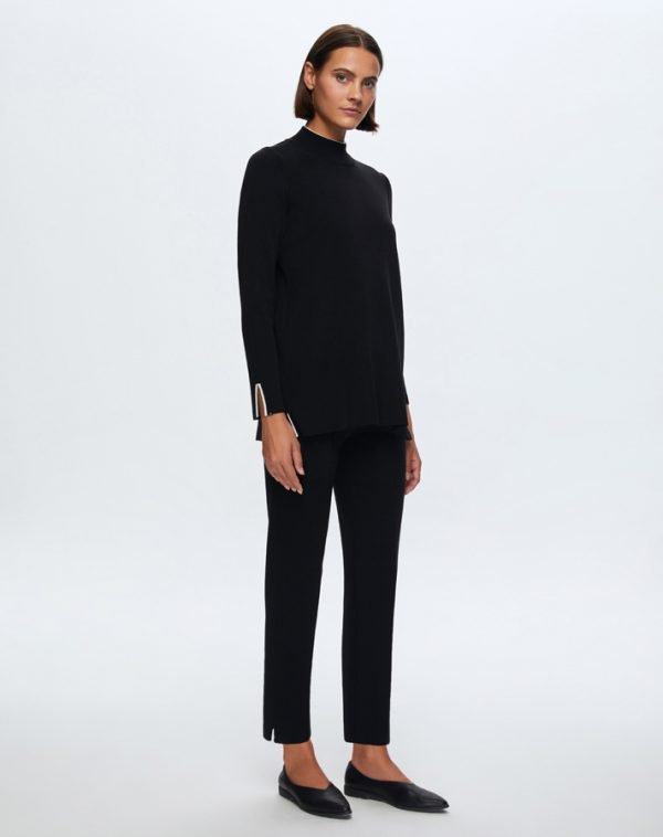 T24K-6017 / Color Striped Knitwear Tunic / لون مخطط تريكو تونك - Image 3