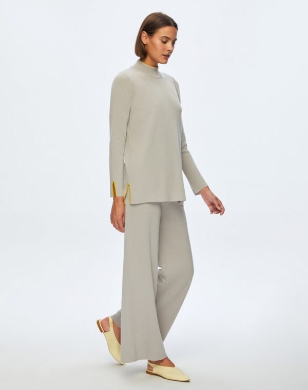 T24K-6017 / Color Striped Knitwear Tunic / لون مخطط تريكو تونك - Image 4