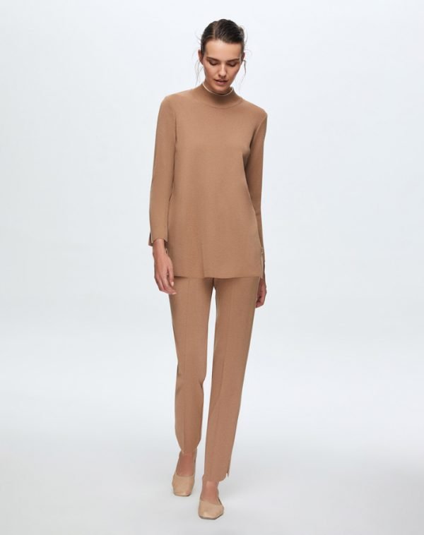T24K-6017 / Color Striped Knitwear Tunic / لون مخطط تريكو تونك - Image 8