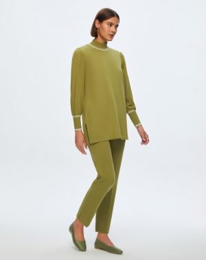 T24K-7000 / Skinny Knit Trousers / بنطلون متماسكة نحيل