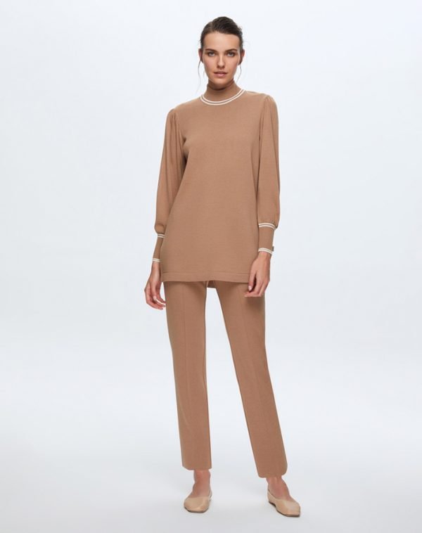 T24K-7000 / Skinny Knit Trousers / بنطلون متماسكة نحيل - Image 6