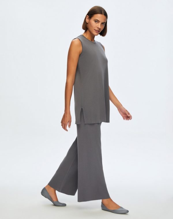 T24K-7001 / Wide Leg Knitwear Trousers / بنطلون تريكو واسع الساق - Image 23