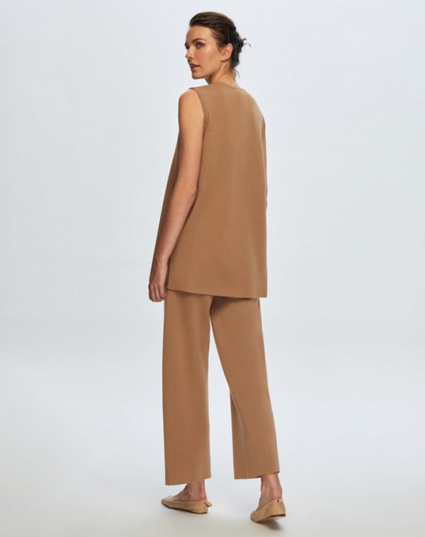 T24K-7001 / Wide Leg Knitwear Trousers / بنطلون تريكو واسع الساق - Image 15