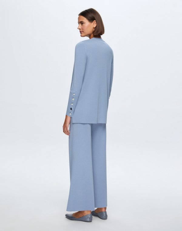 T24K-7001 / Wide Leg Knitwear Trousers / بنطلون تريكو واسع الساق - Image 17