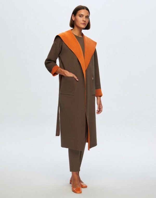 T24K-9021 / Double Sided Steel Knit Cardigan / سترة منسوجة من الصلب على الوجهين - Image 8