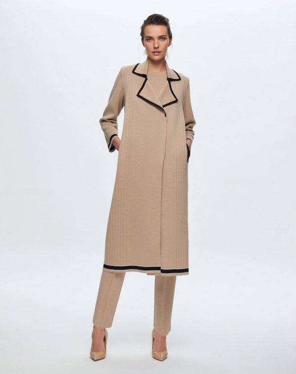 T24K-9001 / Men's Collar Solid Color Cardigan / سترة كارديجان بلون سادة للرجال - Image 3