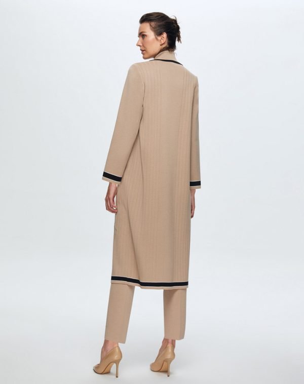 T24K-9001 / Men's Collar Solid Color Cardigan / سترة كارديجان بلون سادة للرجال - Image 5