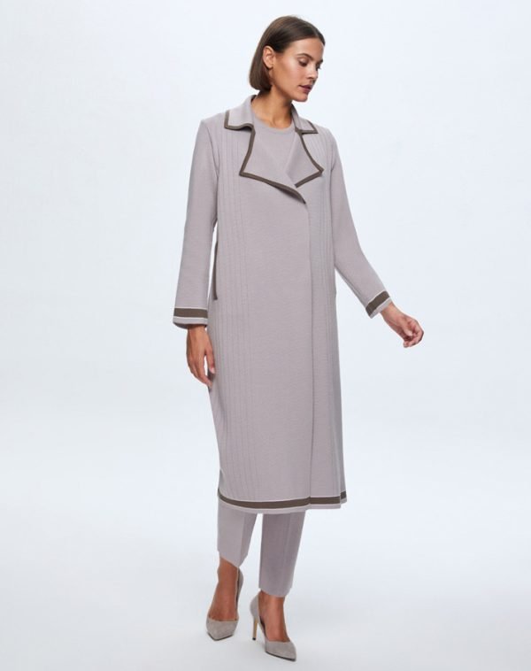 T24K-9001 / Men's Collar Solid Color Cardigan / سترة كارديجان بلون سادة للرجال - Image 9