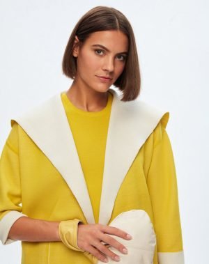 T24K-9021 / Double Sided Steel Knit Cardigan / سترة منسوجة من الصلب على الوجهين