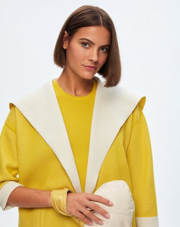 T24K-9021 / Double Sided Steel Knit Cardigan / سترة منسوجة من الصلب على الوجهين