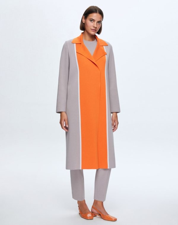 T24K-9025 / Two Color Cardigan / سترة بلونين - Image 7
