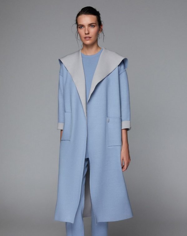 T24K-9021 / Double Sided Steel Knit Cardigan / سترة منسوجة من الصلب على الوجهين - Image 5
