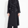 T23Y-8011 / Linen Summer Trench Coat / معطف صيفي من الكتان