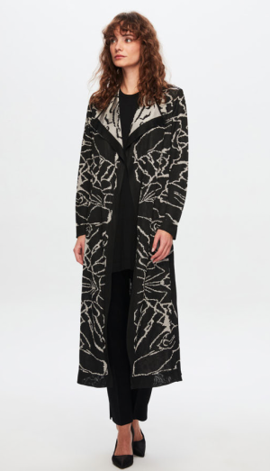 T24Y-9016 / Women's Longline Cardigans / بالأزرار النسائية الطويلة