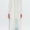 T24Y-9032 -Chiffon Back Pleat Knitwear Cardigan Set / طقم كارديجان محبوك من الشيفون بكسرات خلفية