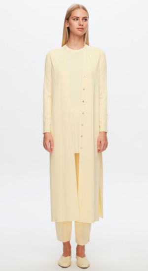 T24Y-9021 /  Clean Cut Solid Color Buttoned Cardigan / كارديجان أنيق بلون واحد وأزرار