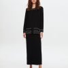T24Y-0015 / Black Blazer White Lined / بليزر أسود مبطن باللون الأبيض