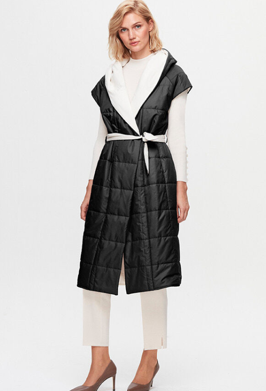 T25K-1010 / Knitwear Lined Vest / سترة مبطنة بالتريكو