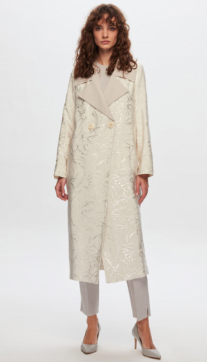 T24Y-8026 / Self Patterned Fabric Jacket/سترة قماش منقوشة ذاتيًا
