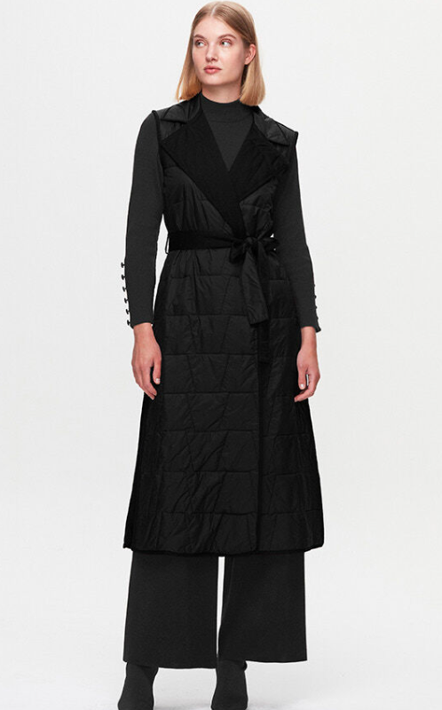 T25K-1011 / Knitwear Lined Thin Vest / سترة رقيقة مبطنة بالتريكو