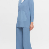 T25K-6011 / Knitted Tunic with Kangaroo Pocket / تونيك محبوك بجيب الكنغر