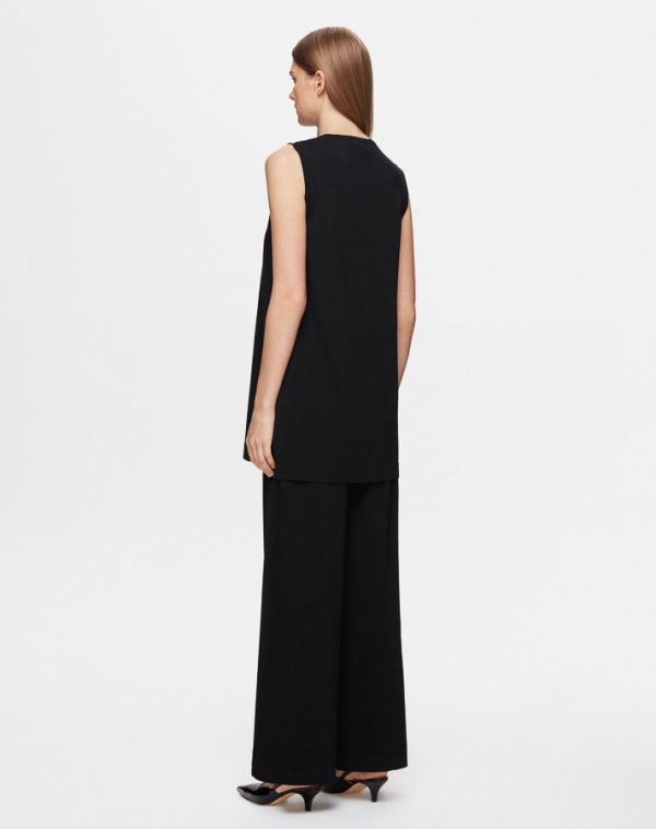 T25Y-6000 /  Basic Sleeveless Knitwear Tunic / سترة محبوكة أساسية بدون أكمام - Image 7