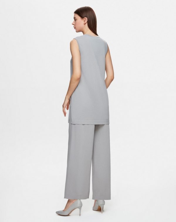 T25Y-6000 /  Basic Sleeveless Knitwear Tunic / سترة محبوكة أساسية بدون أكمام - Image 16