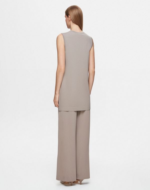 T25Y-6000 /  Basic Sleeveless Knitwear Tunic / سترة محبوكة أساسية بدون أكمام - Image 22