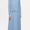 T25Y-8009 / Longsleeved Short Polyamide Cardigan with Skirt Set / طقم كارديجان قصير من البولي أميد بأكمام طويلة وتنورة