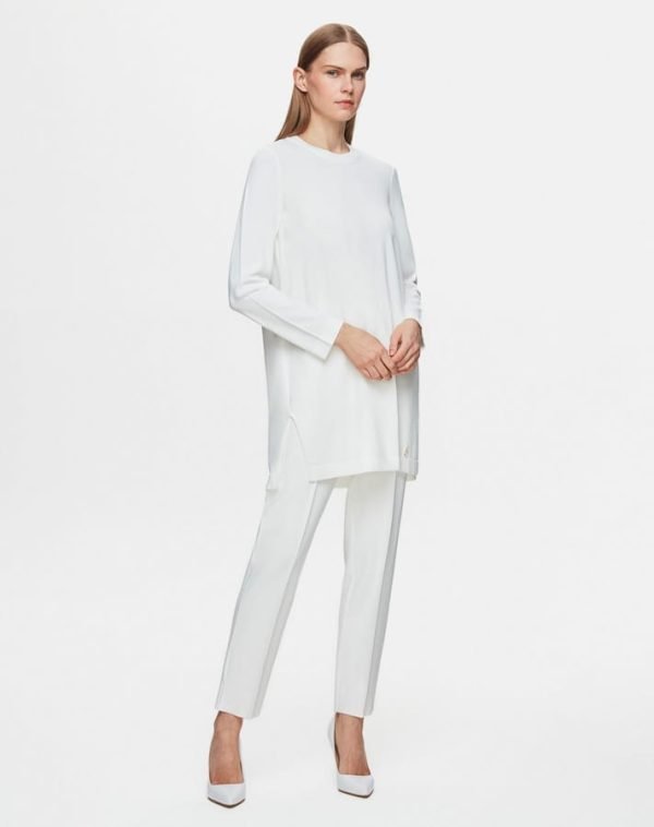 T25Y-7000/Narrow Leg Knitwear Pants / بنطلون تريكو الضيقة الساق - Image 4