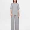 T25Y-7009 / Wide Leg Knitwear Trousers / بنطلون تريكو واسع الساق