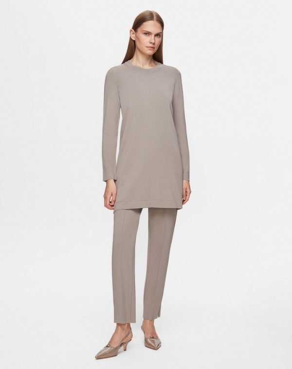 T25Y-7000/Narrow Leg Knitwear Pants / بنطلون تريكو الضيقة الساق - Image 13