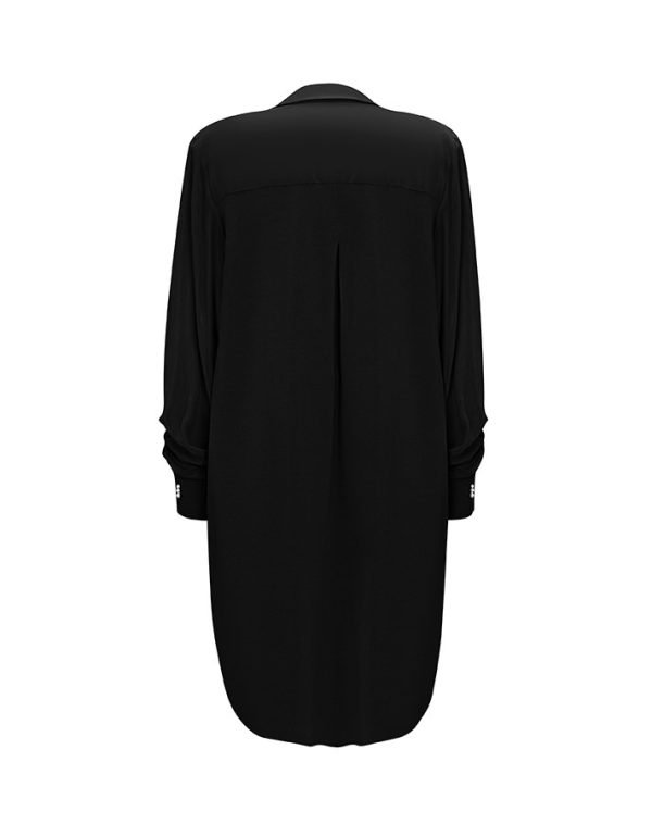 T25Y-8005 / Front Tie Knitwear Cupro Jacket with Trouser Set / طقم سترة كوبرو محبوكة برباط أمامي مع بنطلون - Image 6
