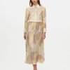 T25Y-4090 / Shirt Collar A Cut Patterned Dress / فستان منقوش بياقة قميص وقصّة A