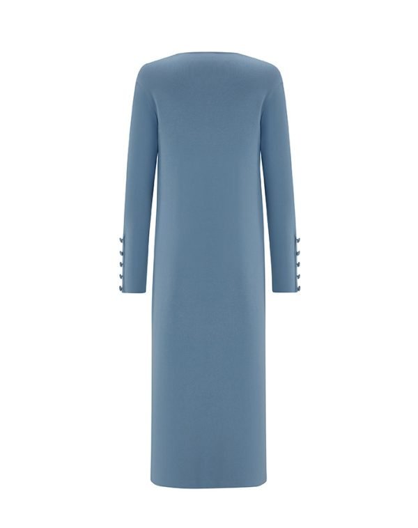 T25Y-9026/ Three Pocket Clean Cut Long Cardigan Set  / طقم كارديجان طويل بثلاثة جيوب وقصّة نظيفة - Image 2