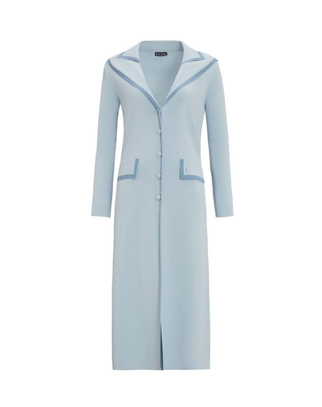 T25Y-9081/Collar Detailed Buttoned Stylish Cardigan Set / طقم كارديجان أنيق بأزراروياقة مفصلة
