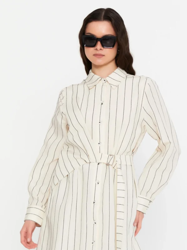 BER6102 / Dress Design with Belt / تصميم خط فستان بحزام