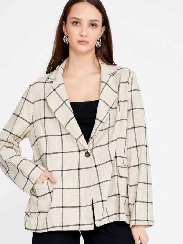 RUI191017 / Striped Jacket Set / طقم سترة مخططة