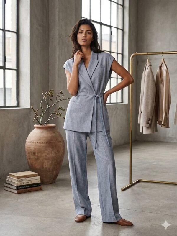 SWY12041504 / Vest with Pants / بدلة صدرية مع بنطال