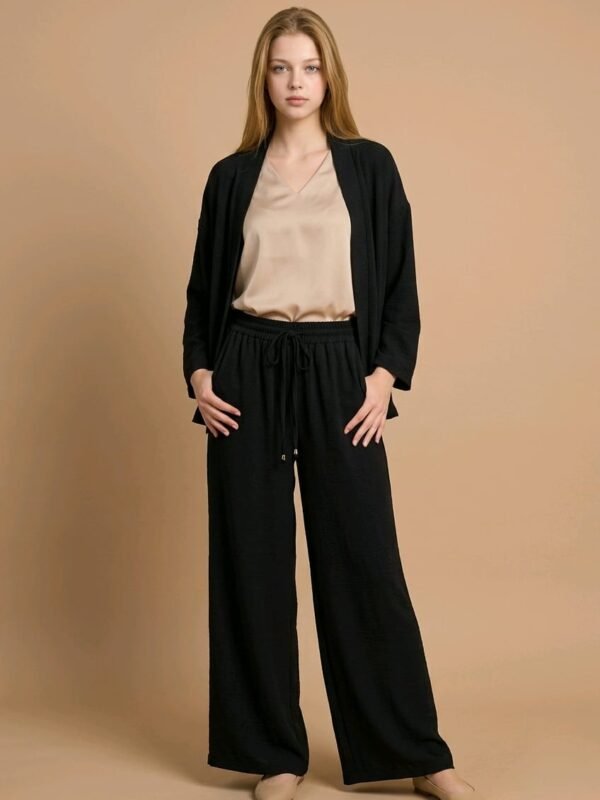 SWY12041505 / A Blazer with a Shirt and Trousers / ست بليزر مع قميص وسروال